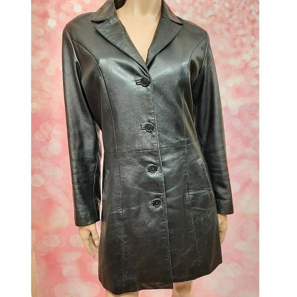 90s Leather Jacket - Picture 2 of 4